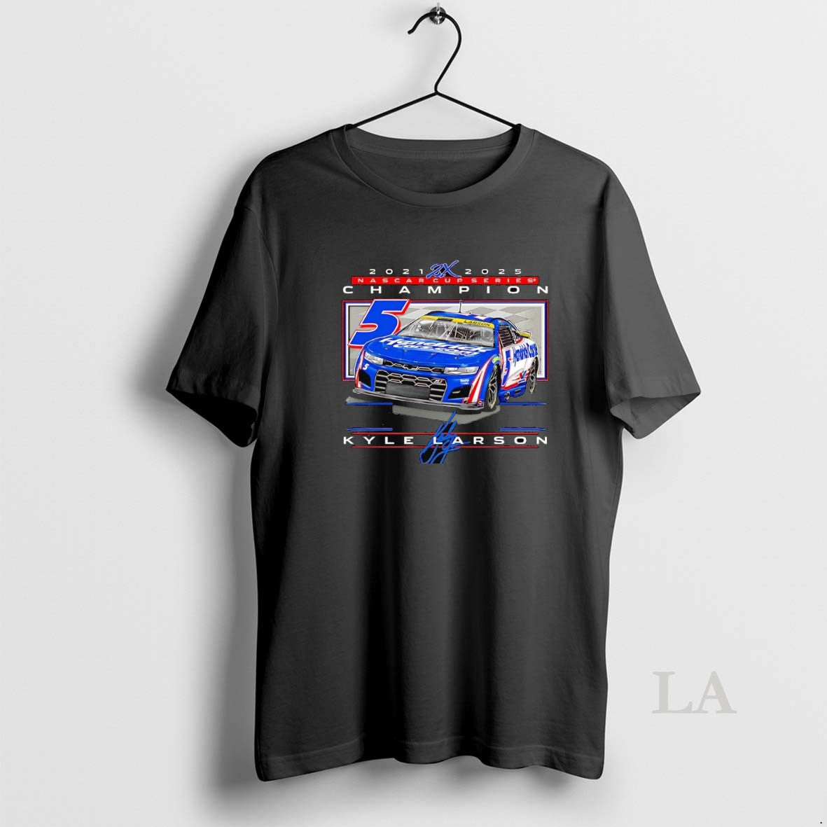 Original Kyle Larson 2 Time Nascar Cup Series Champions 2025 Shirt Hoodie Sweatshirt | PurePodTees.com