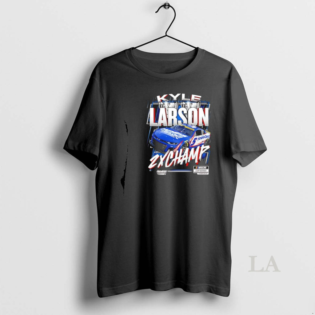 Original Kyle Larson 2025 Nascar Cup Series 2x Champion Shirt Hoodie Sweatshirt | PurePodTees.com