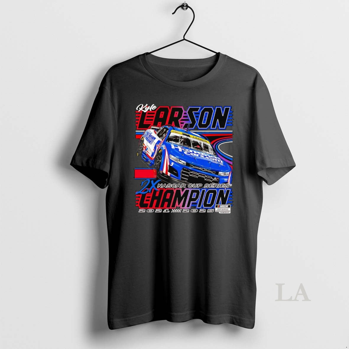 Original Kyle Larson 2x Nascar Cup Series Champions 2025 Shirt Hoodie Sweatshirt | PurePodTees.com