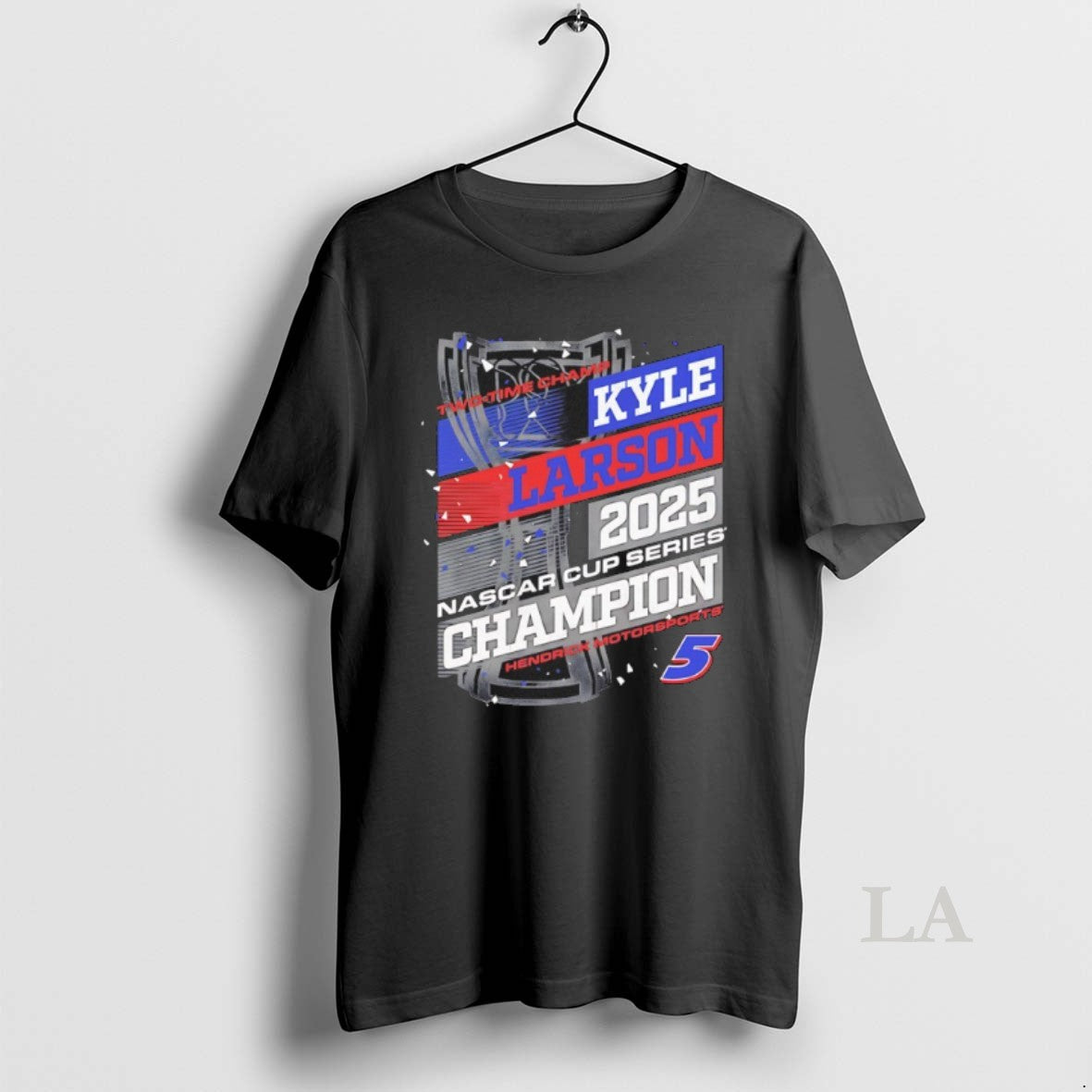 Original Kyle Larson H2025 Nascar Cup Series 2 Time Champion Trophies Shirt Hoodie Sweatshirt | PurePodTees.com