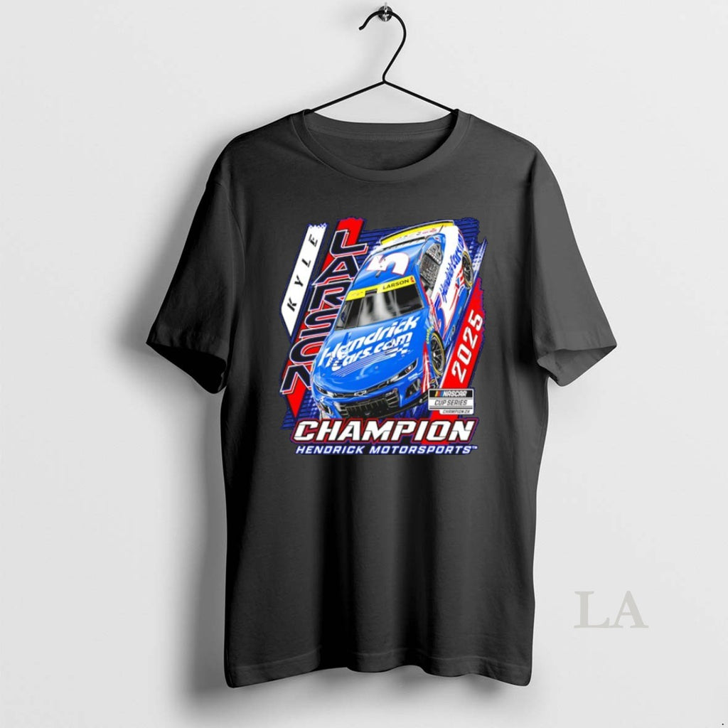 Original Kyle Larson Hendrick 2025 Nascar Cup Series Champion Hendrick Motorsports Shirt Hoodie Sweatshirt | PurePodTees.com
