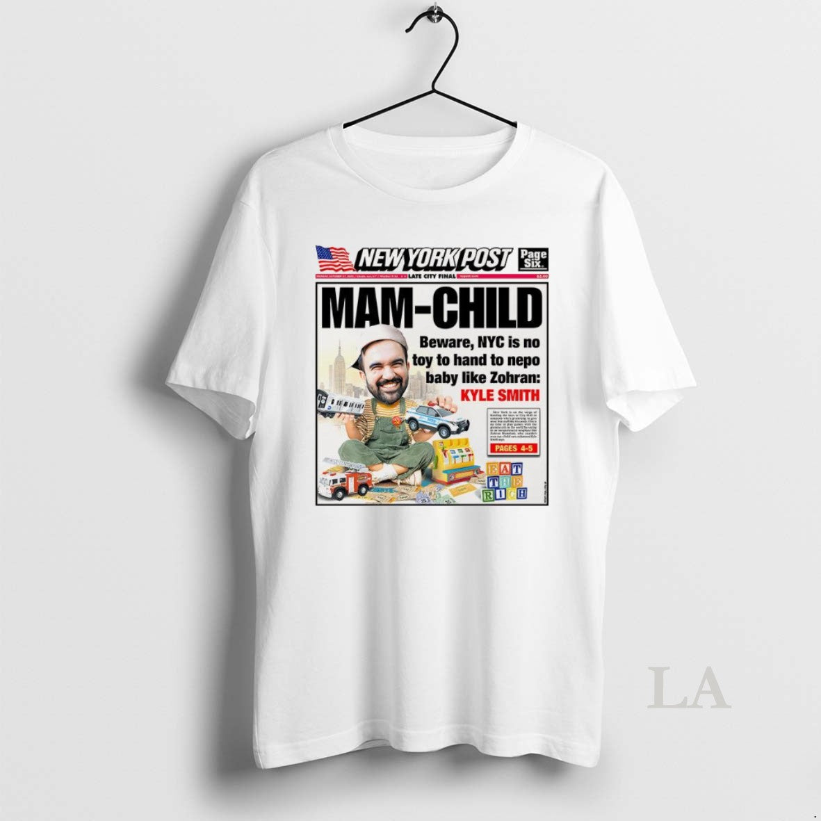 Original Kyle Smith Man Child New York Post Shirt Hoodie Sweatshirt | PurePodTees.com