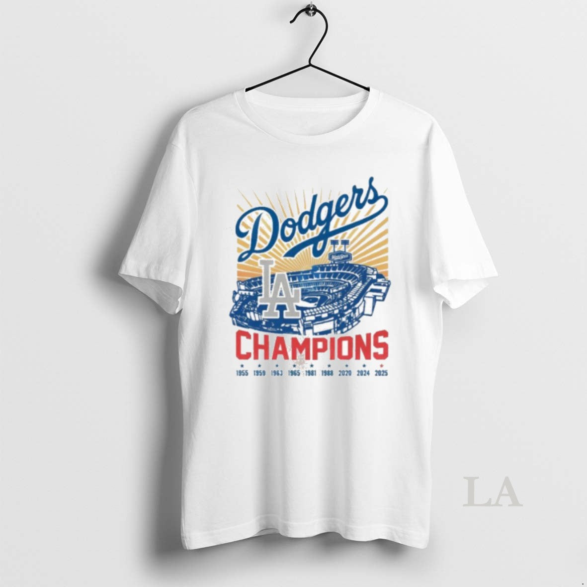 Original La Baseball Team Champions 2025 Shirt Hoodie Sweatshirt | PurePodTees.com