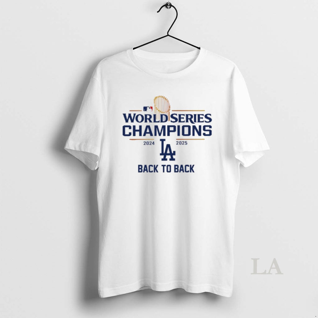 Original La Dodgers 2025 World Series Champions Back To Back Shirt Hoodie Sweatshirt | PurePodTees.com