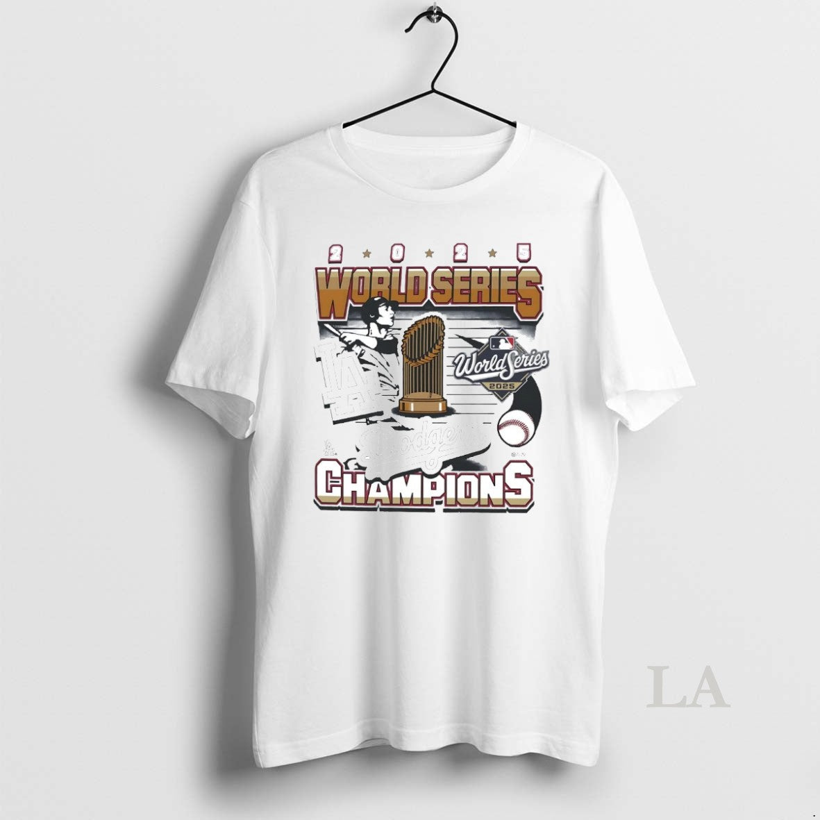 Original La Dodgers 2025 World Series Champions Trophy Shirt Hoodie Sweatshirt | PurePodTees.com