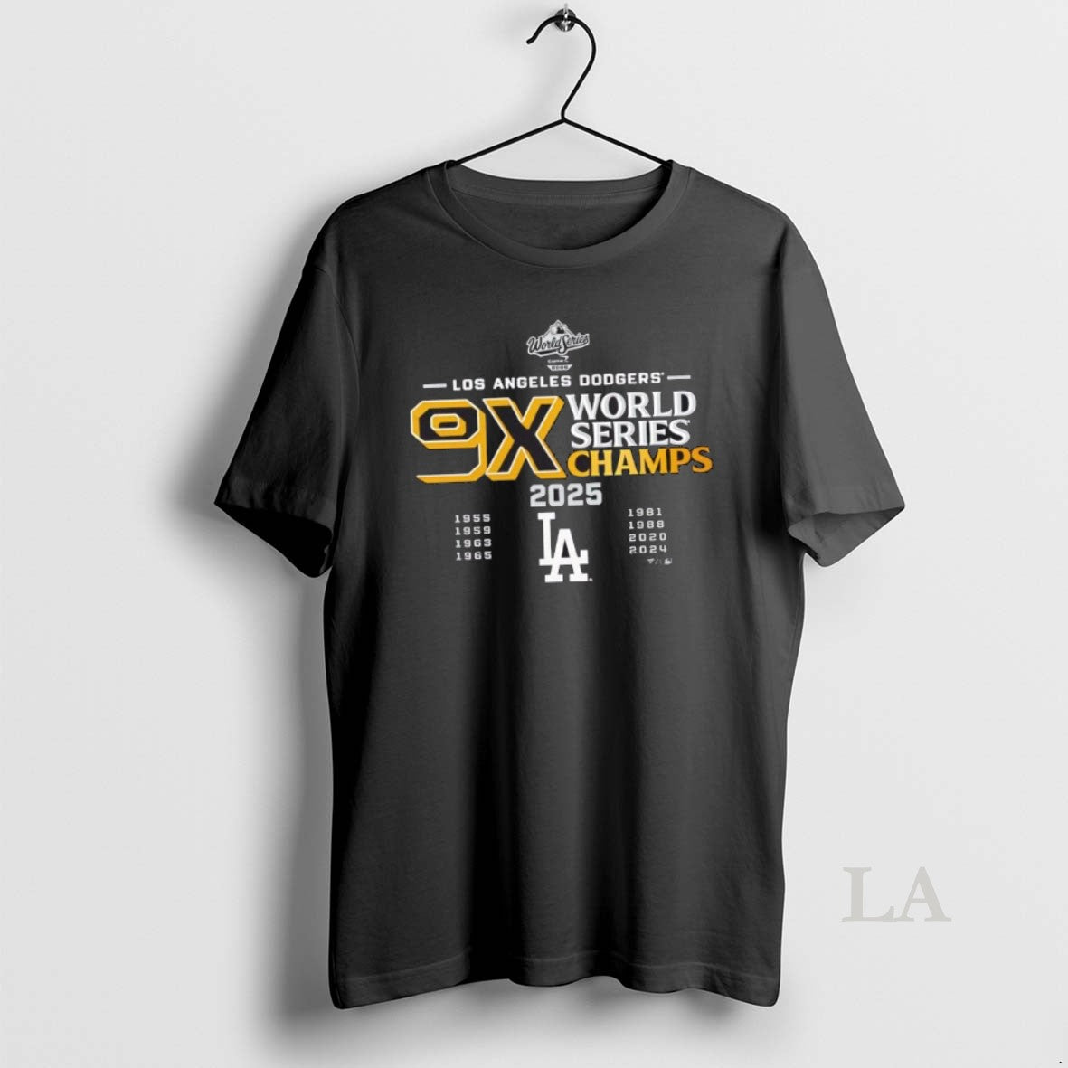 Original La Dodgers 9x World Series Champions 2025 Shirt Hoodie Sweatshirt | PurePodTees.com