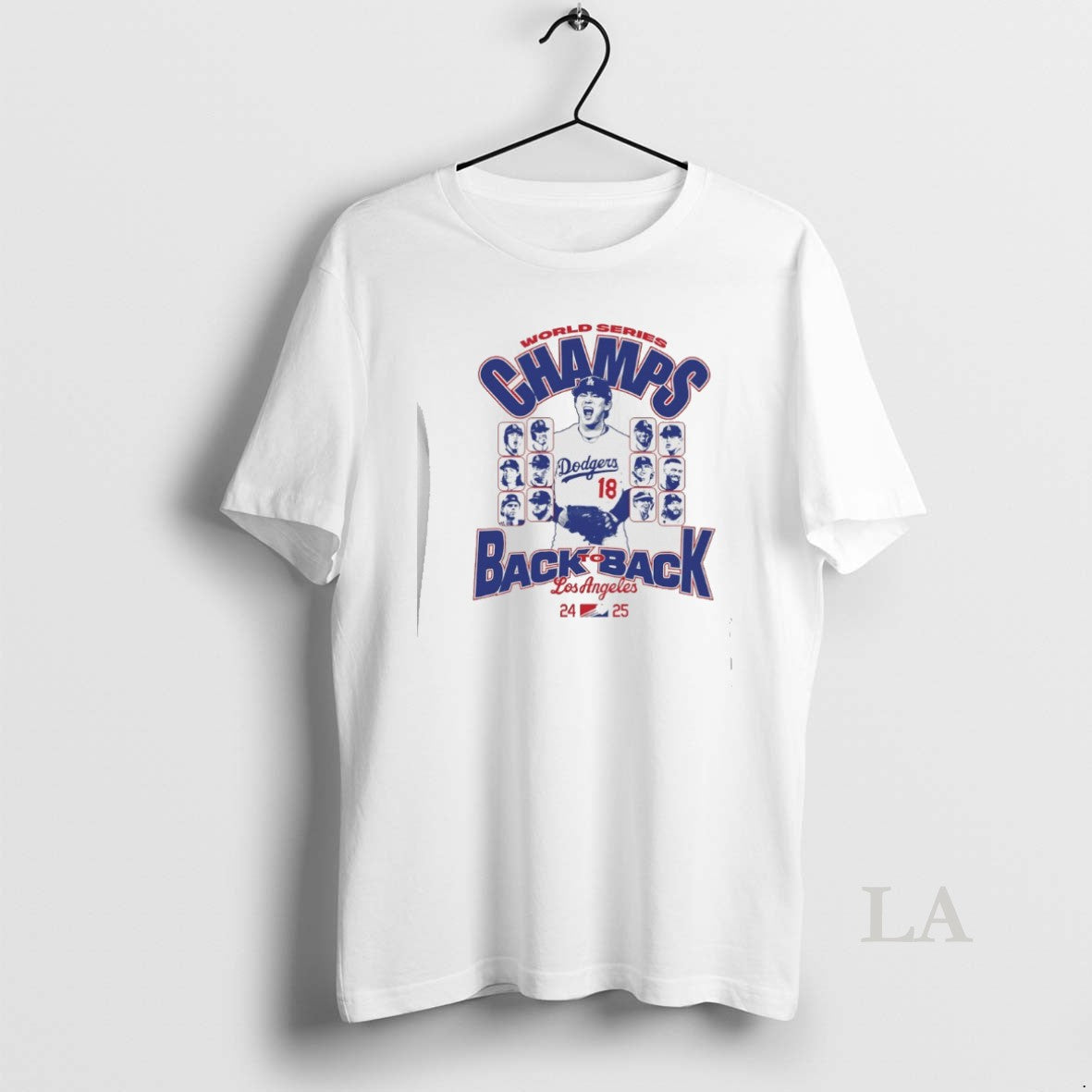 Original La Dodgers Back To Back 24 25 World Series Champs Shirt Hoodie Sweatshirt | PurePodTees.com