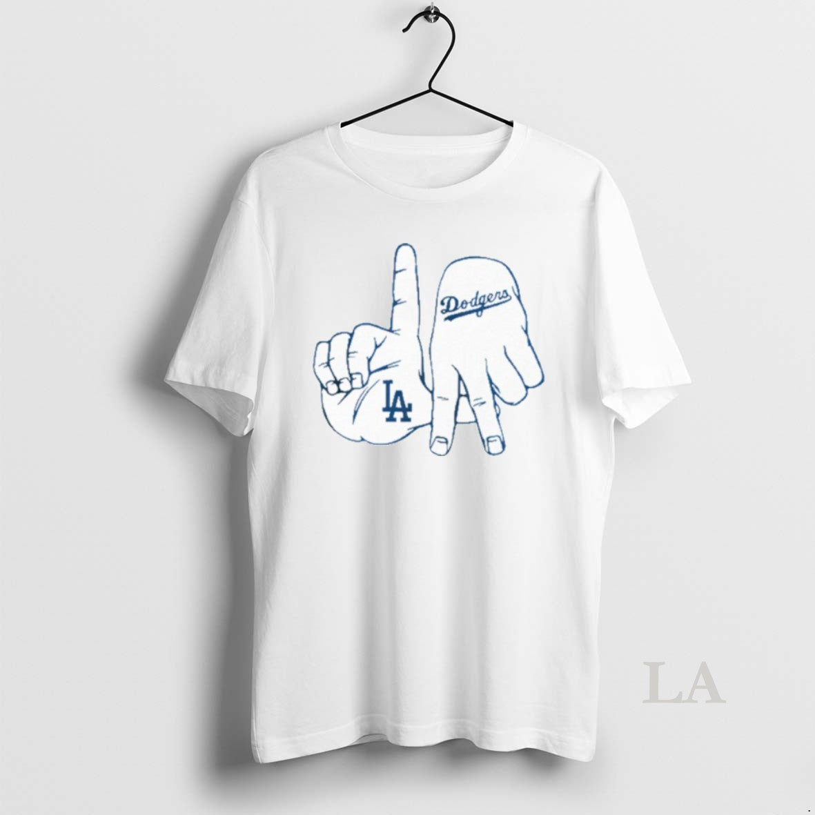 Original La Dodgers Hand Sign Shirt Hoodie Sweatshirt | PurePodTees.com