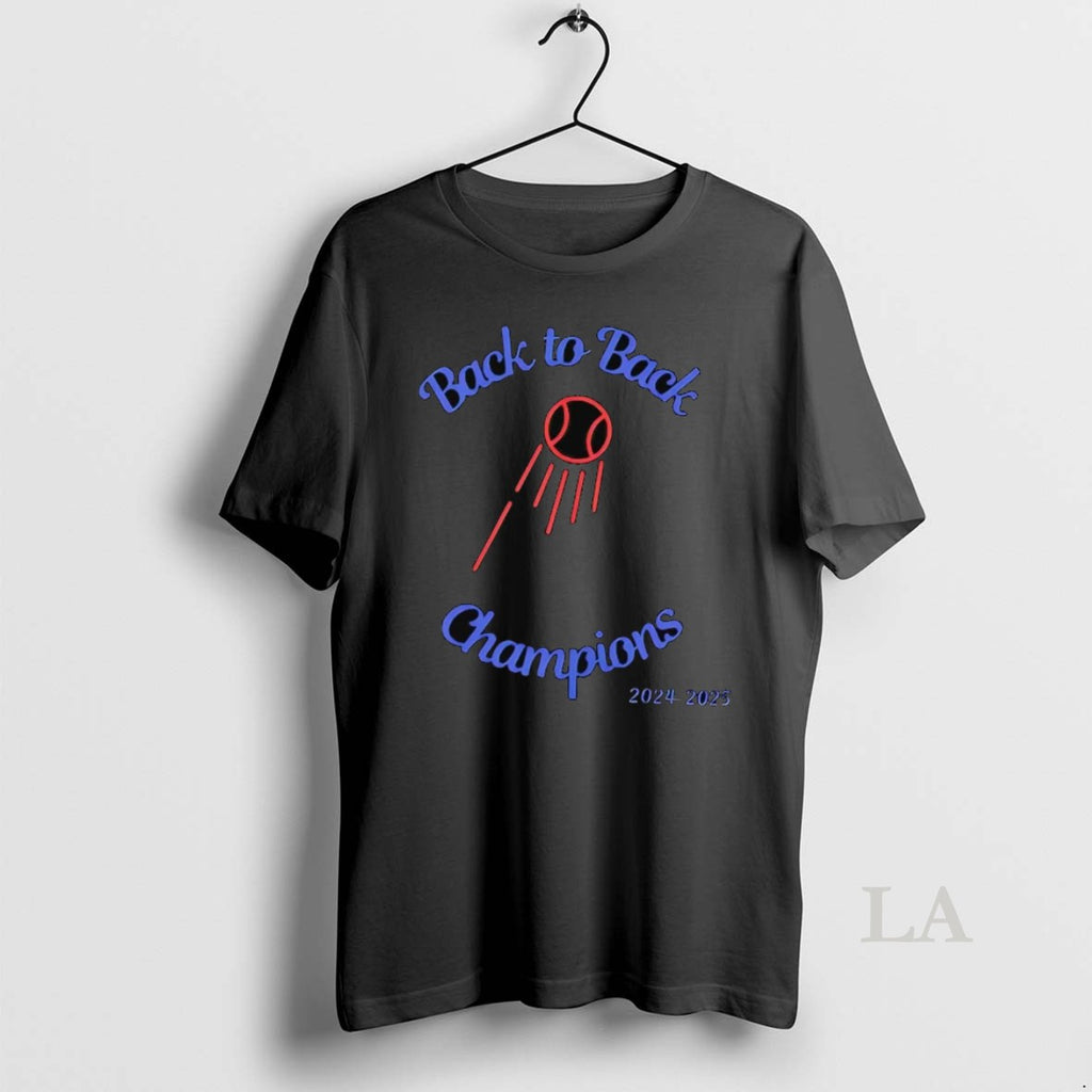 Original La Dodgers Back To Back Champions 2024 2025 Shirt Hoodie Sweatshirt | PurePodTees.com