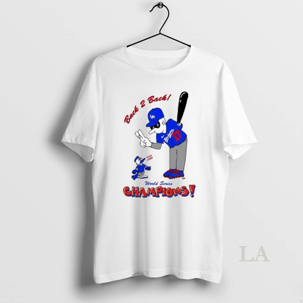 Original La Dodgers Defeating The Toronto Blue Jays Back 2 Back 24 And 25 Champions Shirt Hoodie Sweatshirt | PurePodTees.com