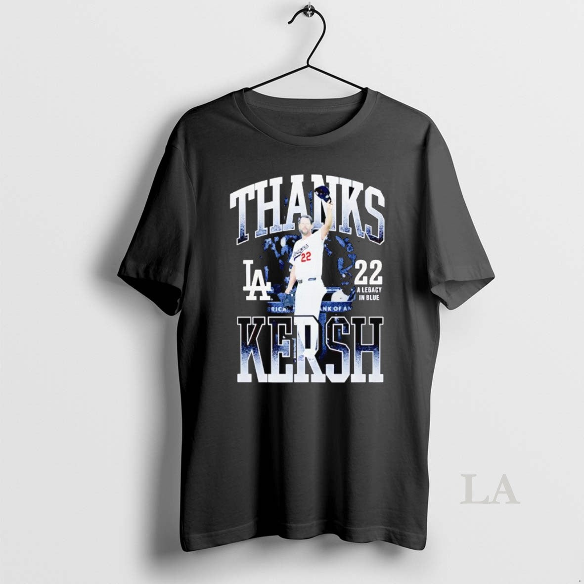 Original La Dodgers Thanks Kersh Clayton Kershaw A Legacy In Blue Shirt Hoodie Sweatshirt | PurePodTees.com
