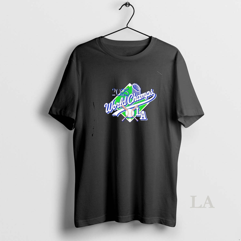 Original La Baseball 2025 World Series Champions Trophy Shirt Hoodie Sweatshirt | PurePodTees.com