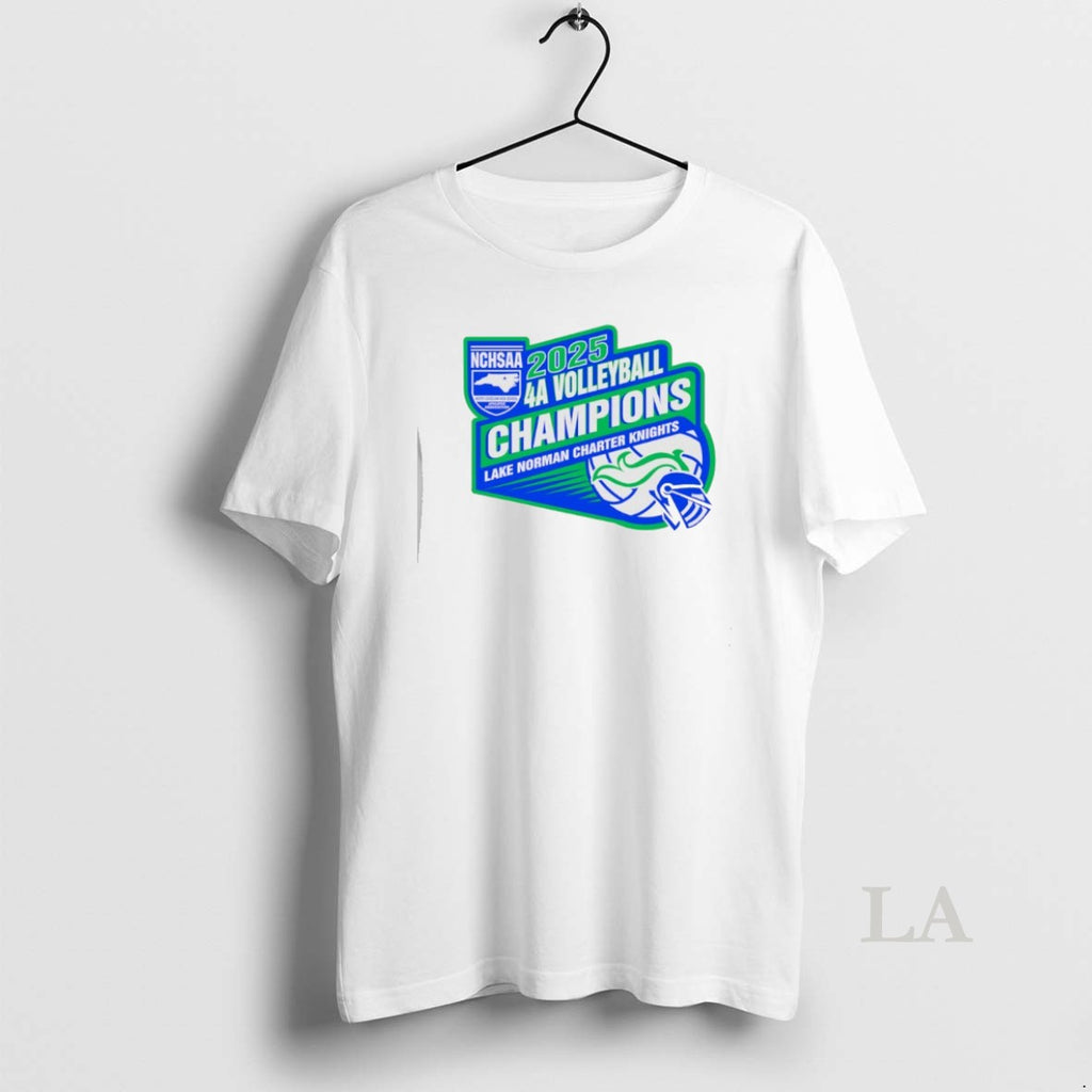 Original Lake Norman Charter Knights 2025 Nchsaa 4a Volleyball Champions Shirt Hoodie Sweatshirt | PurePodTees.com