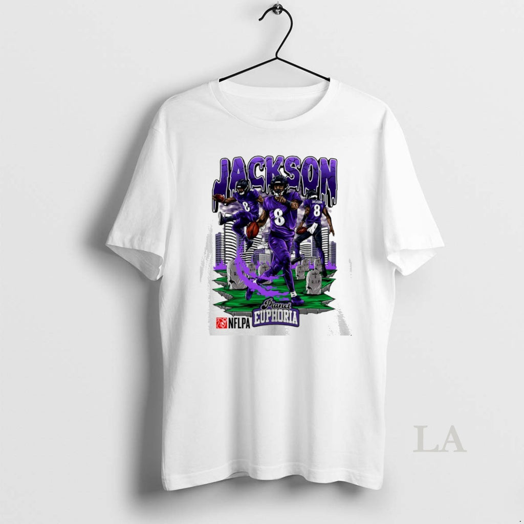 Original Lamar Jackson 8 Baltimore Ravens Football Quarterback Comic