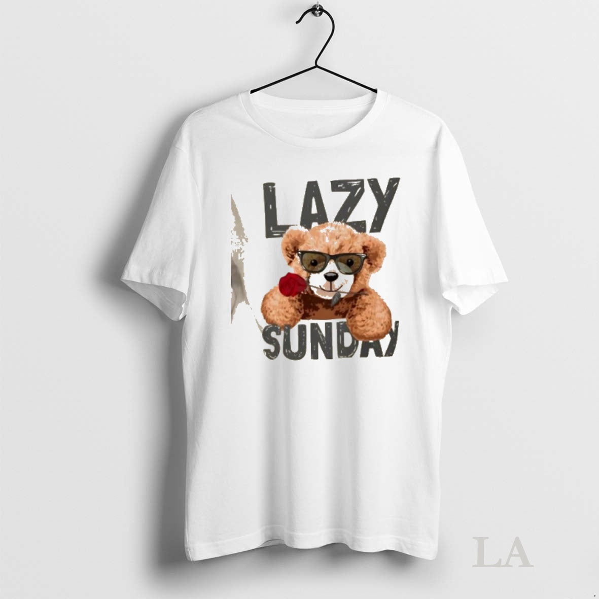 Original Lazy Sunday Teddy Bear Cute Chill Day Shirt Hoodie Sweatshirt | PurePodTees.com