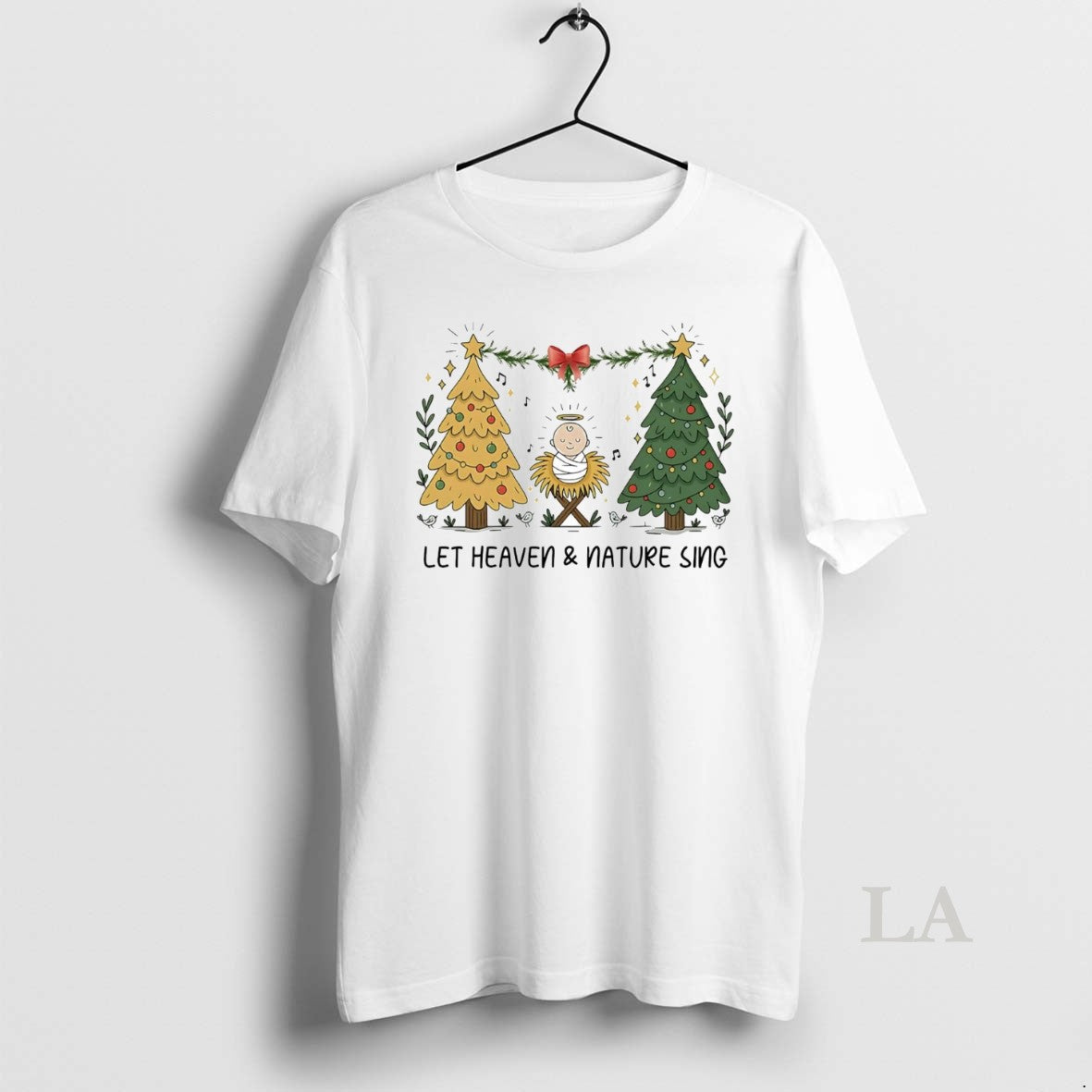 Original Let Heaven And Nature Sing Christmas Shirt Hoodie Sweatshirt | PurePodTees.com