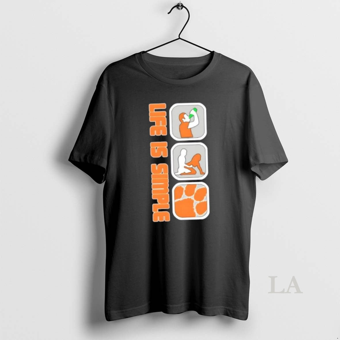 Original Life Is Simple Clemson Tigers Shirt Hoodie Sweatshirt | PurePodTees.com
