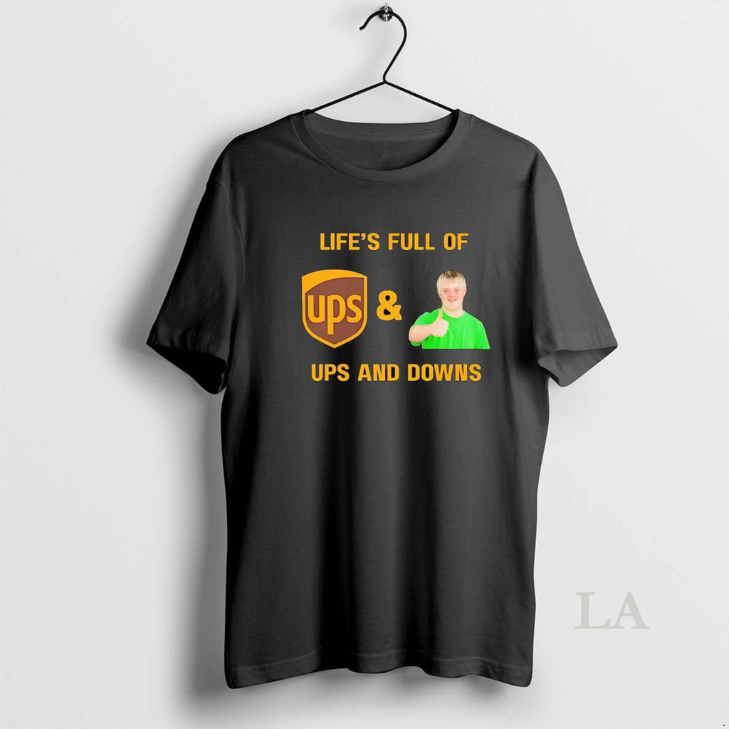 Original Lifes Full Of Ups And Downs Down Syndrome Shirt Hoodie Sweatshirt | PurePodTees.com