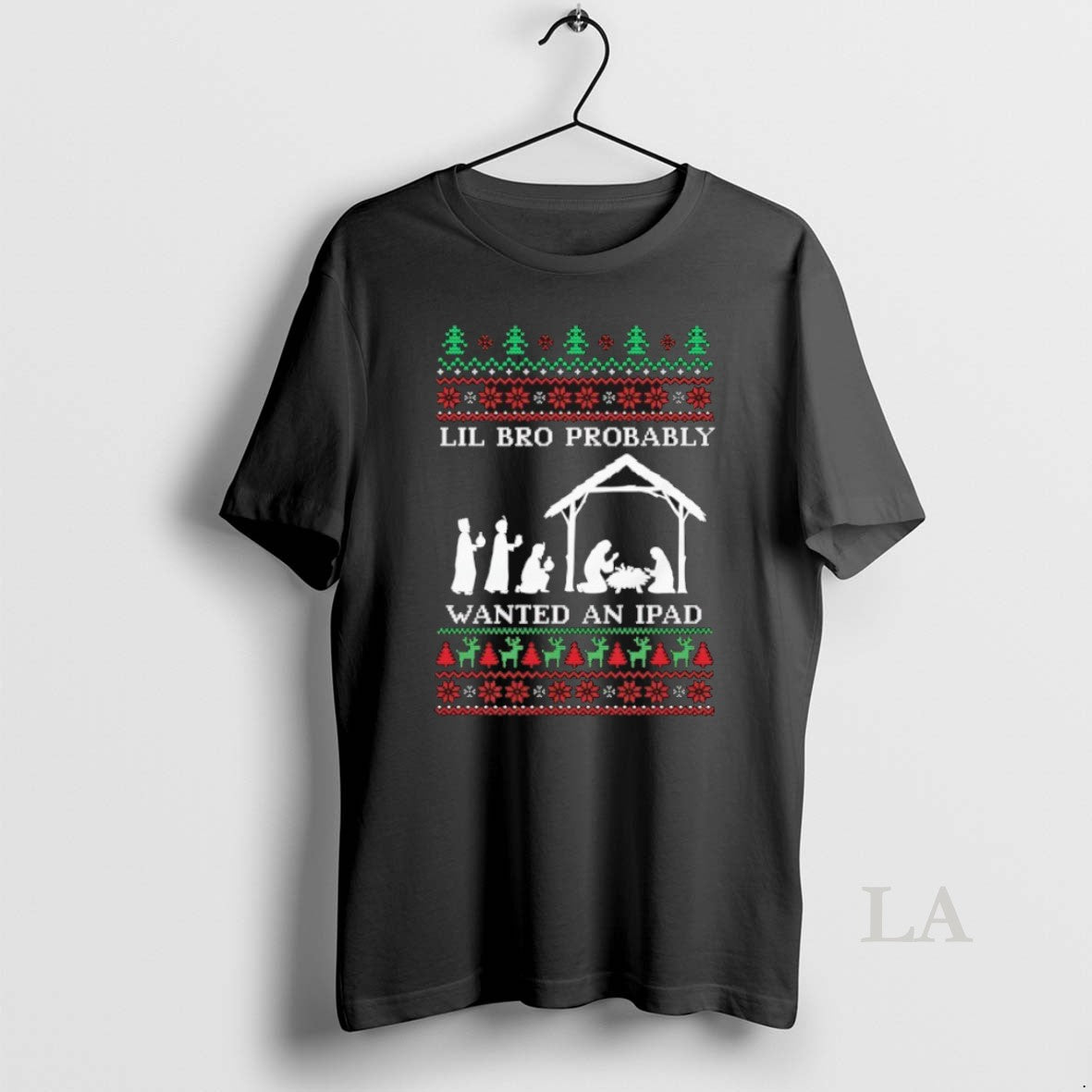 Original Lil Bro Probably Wanted An Ipad Ugly Christmas Shirt Hoodie Sweatshirt | PurePodTees.com