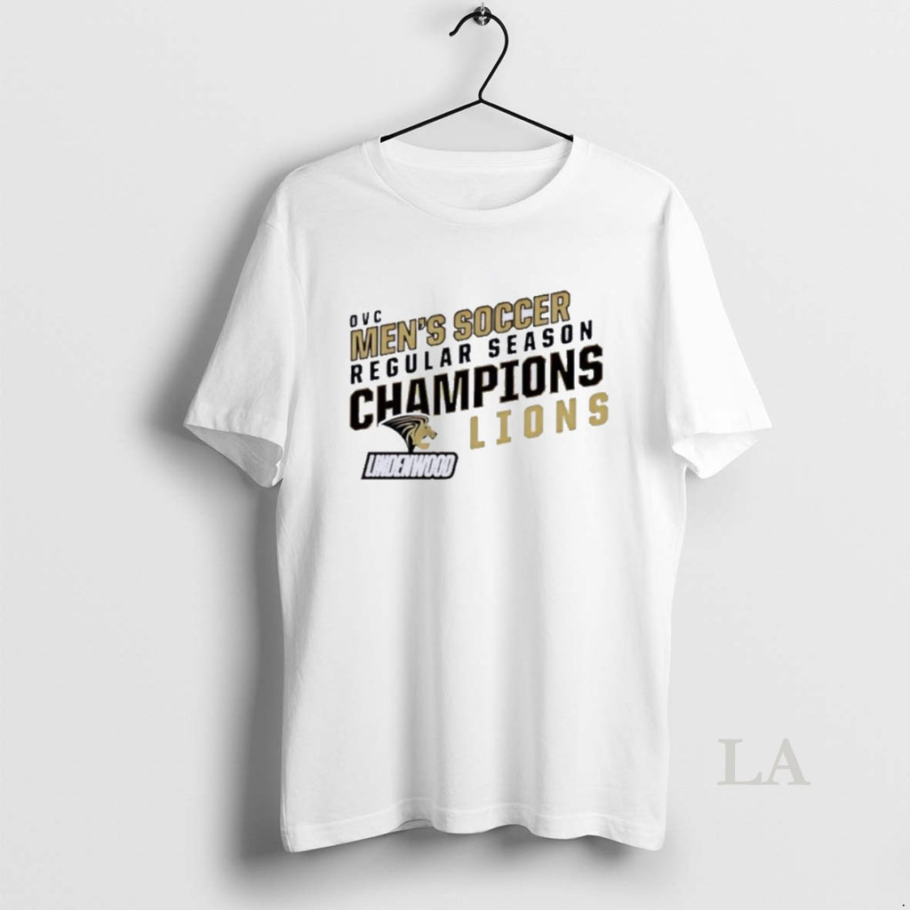 Original Lindenwood Cheer 2025 Ovc Mens Soccer Regular Season Champions Shirt Hoodie Sweatshirt | PurePodTees.com