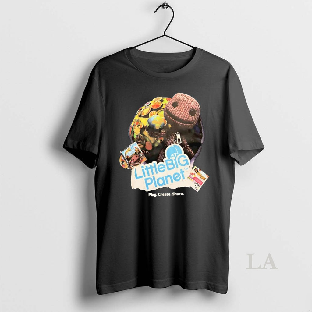 Original Littlebigplanet Play Create Share Shirt Hoodie Sweatshirt | PurePodTees.com