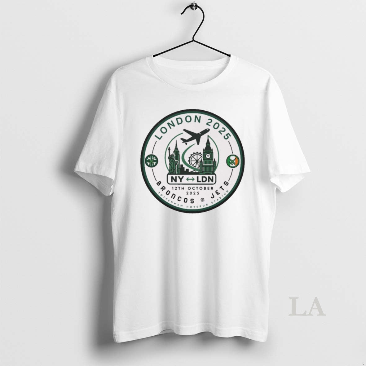 Original London 2025 Game Ny Ldn 12th October 2025 Broncos At Jets Tottenham Hotspur Stadium Shirt Hoodie Sweatshirt