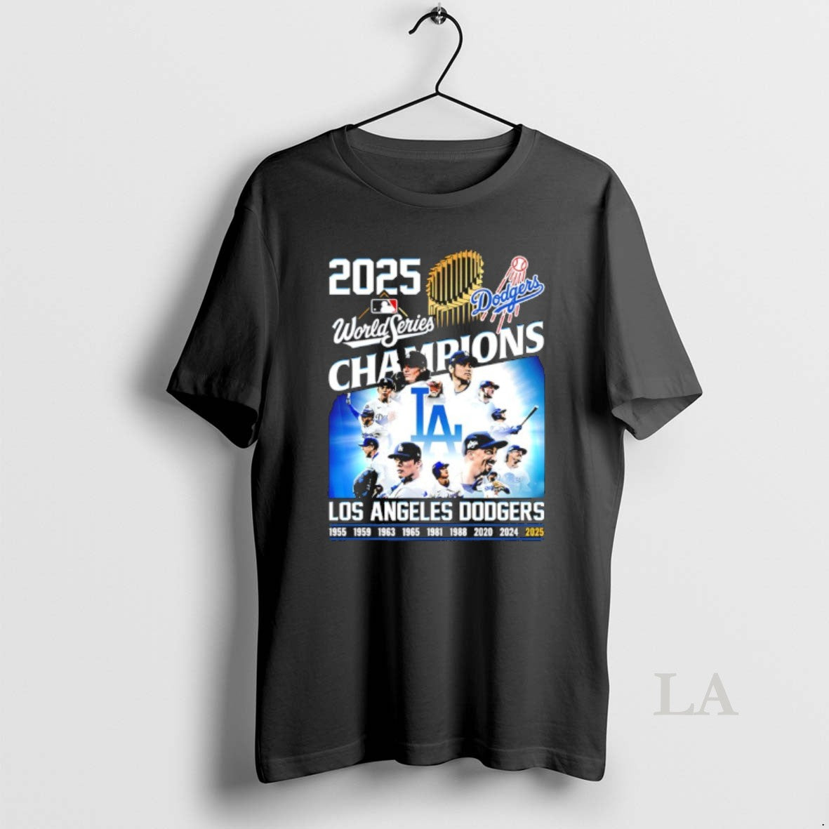Original Los Angeles Baseball World Series Champions 2025 All Team Shirt Hoodie Sweatshirt | PurePodTees.com