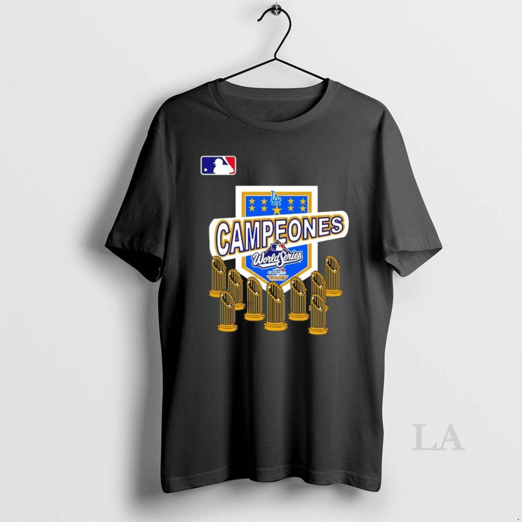Original Los Angeles Campeones 2024 2025 World Series Trophy Shirt Hoodie Sweatshirt | PurePodTees.com