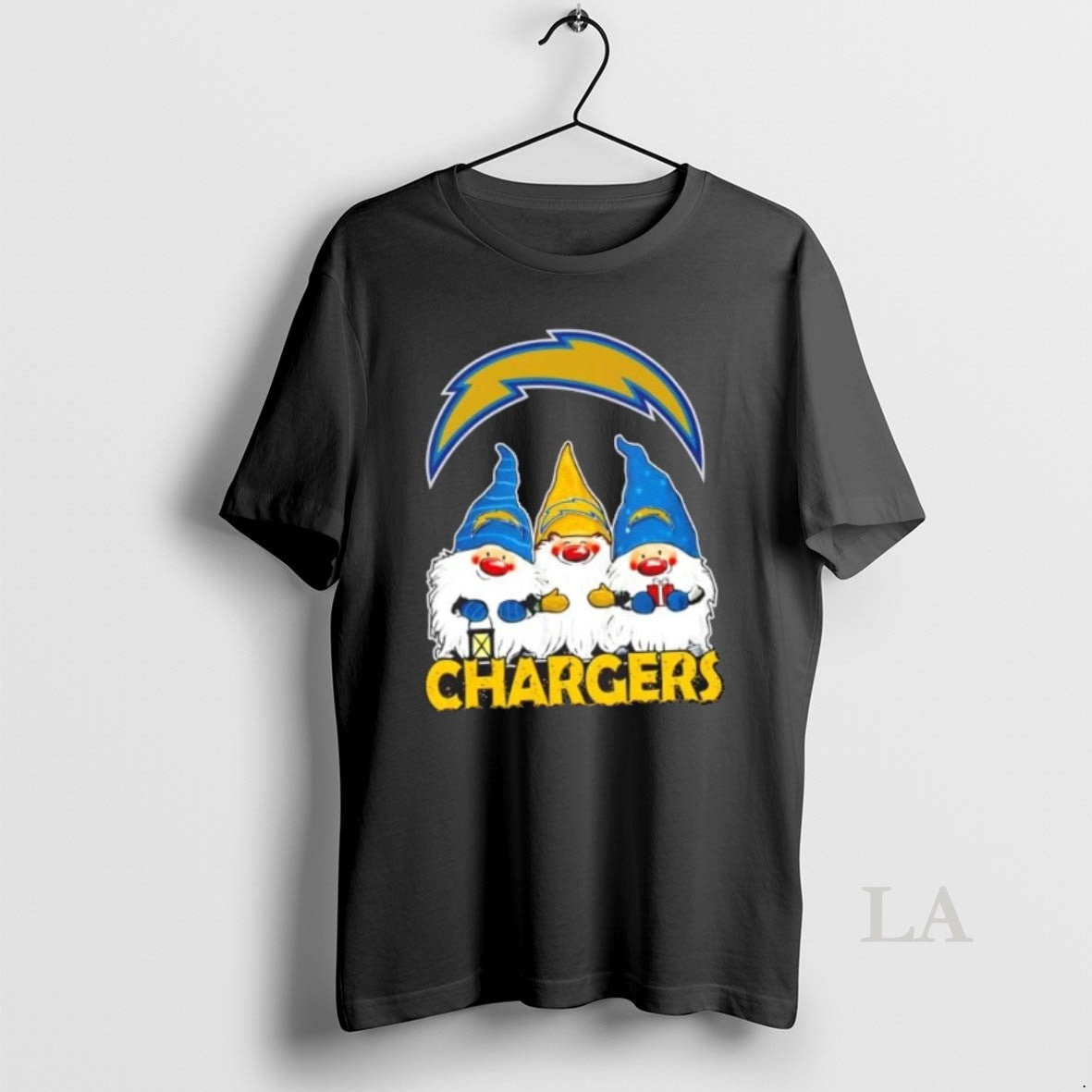 Original Los Angeles Chargers X Gnomes Xmas Christmas Shirt Hoodie Sweatshirt | PurePodTees.com