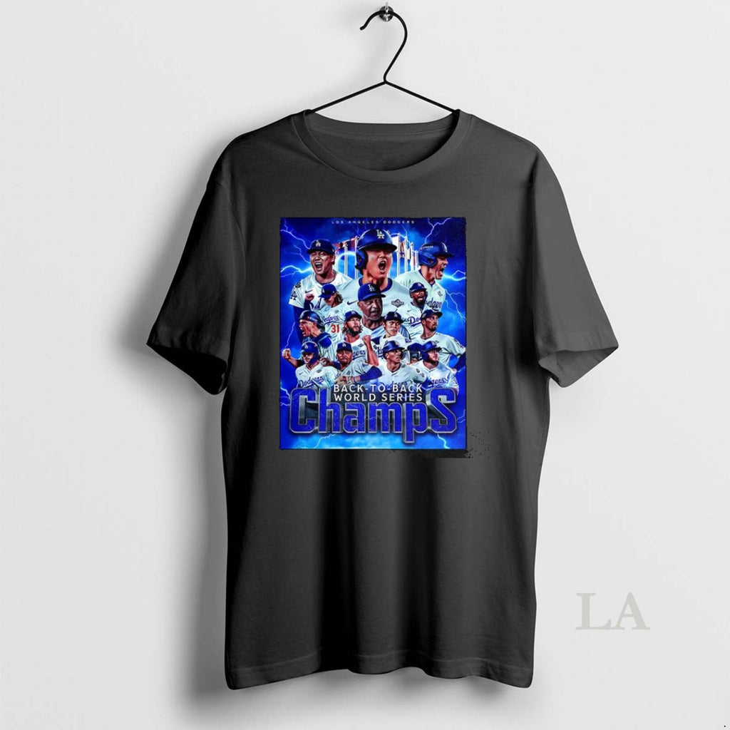 Original Los Angeles Dodgers 2025 Back To Back World Series Champions Team Shirt Hoodie Sweatshirt | PurePodTees.com