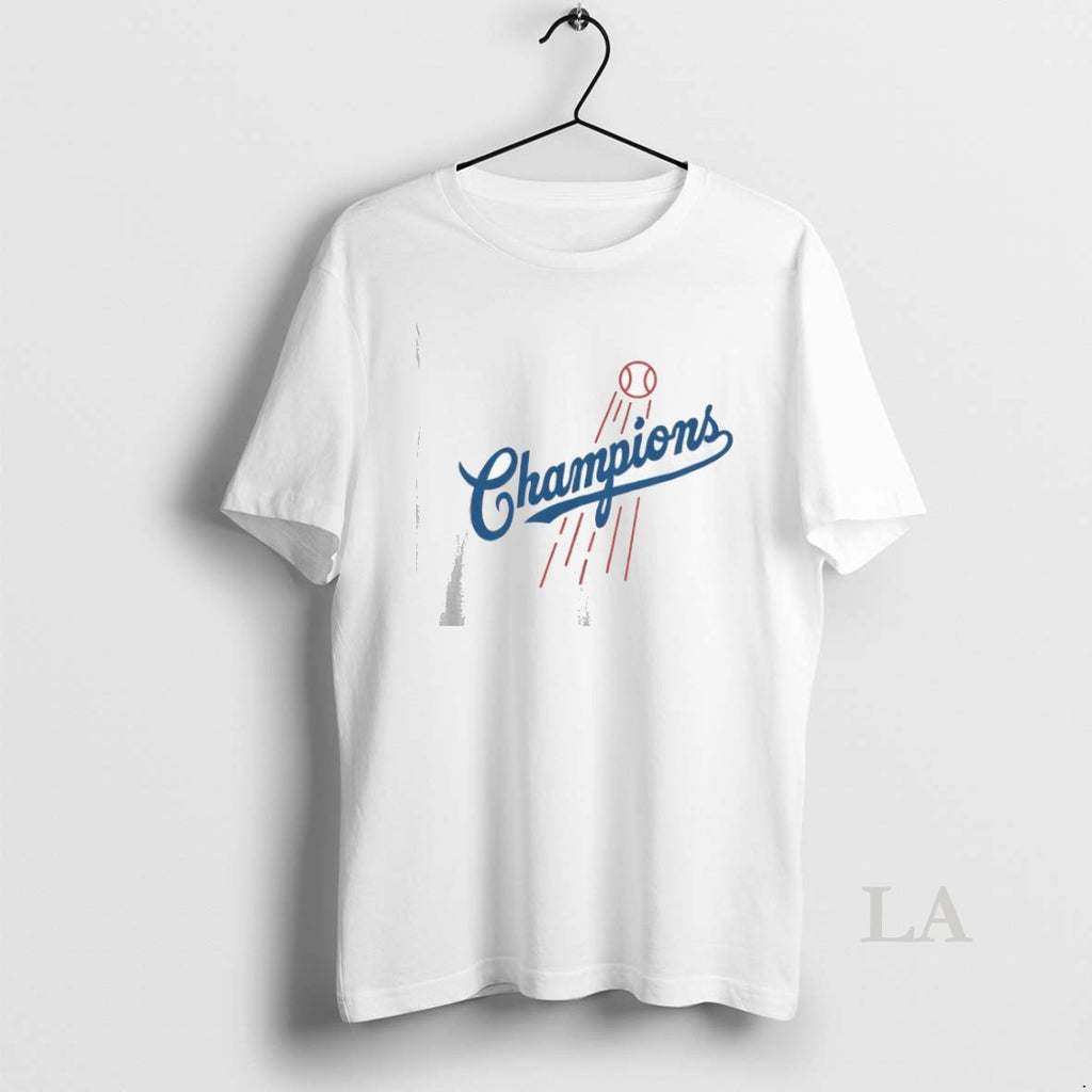 Original Los Angeles Dodgers 2025 World Champions Logo Shirt Hoodie Sweatshirt | PurePodTees.com