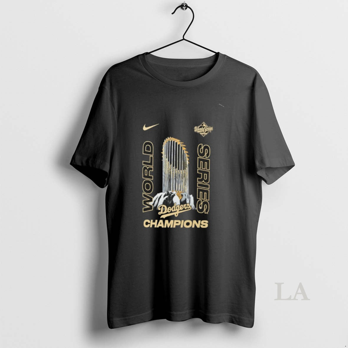 Original Los Angeles Dodgers 2025 World Series Champions Raise The Trophy Shirt Hoodie Sweatshirt | PurePodTees.com