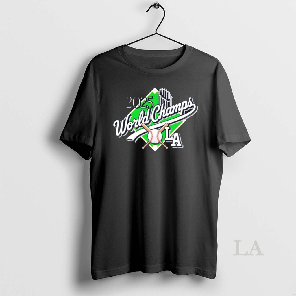 Original Los Angeles Dodgers 2025 World Series Champs Logo Shirt Hoodie Sweatshirt | PurePodTees.com
