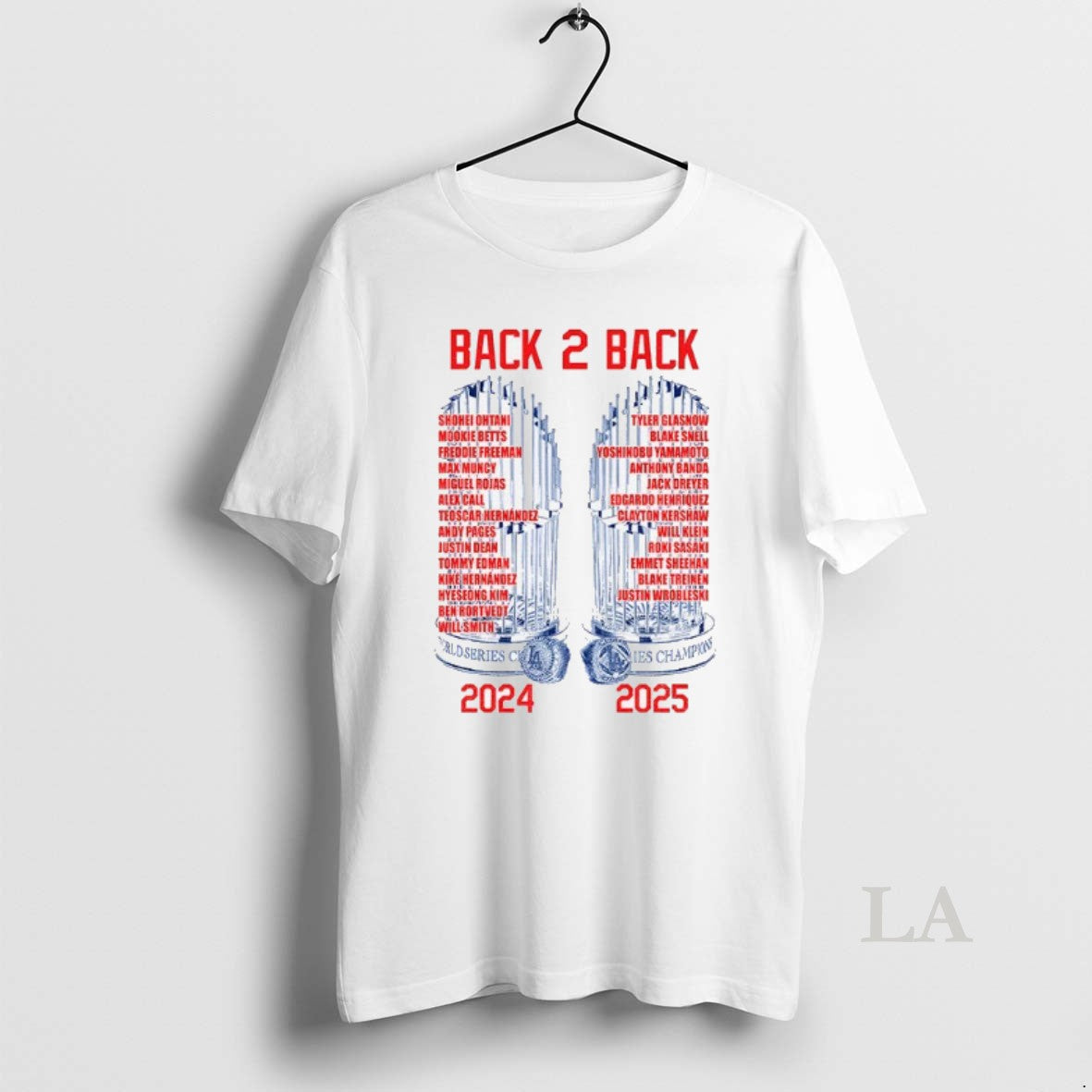 Original Los Angeles Dodgers All Day Everyday Back To Back 9x World Series Champions 2024 Shirt Hoodie Sweatshirt