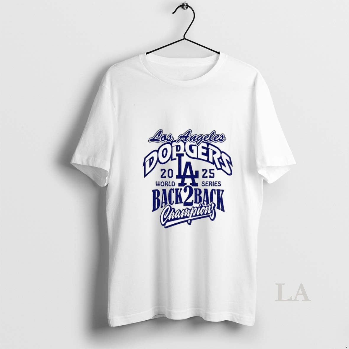Original Los Angeles Dodgers Back 2 Back 2025 World Series Champions Mlb Logo Shirt Hoodie Sweatshirt | PurePodTees.com