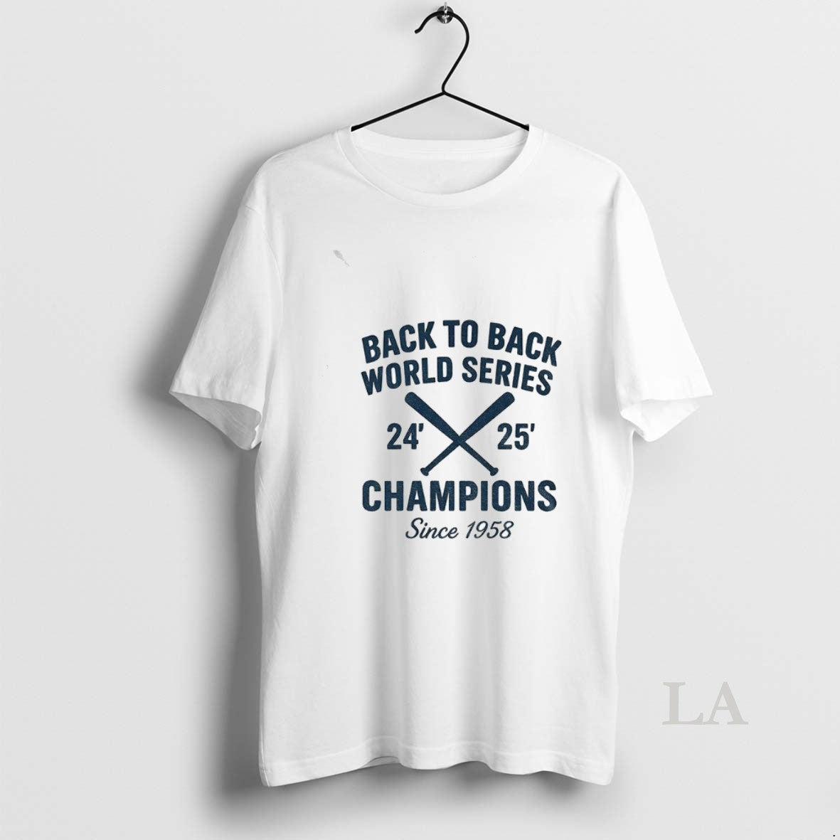 Original Los Angeles Dodgers Back To Back World Series 24 25 Champions Since 1958 Shirt Hoodie Sweatshirt | PurePodTees.com