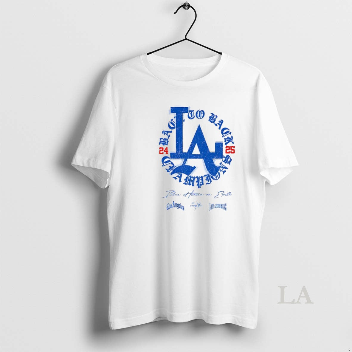 Original Los Angeles Dodgers Baseball World Series Mlb To Back 24 25 Champions Blue Heaven Shirt Hoodie Sweatshirt