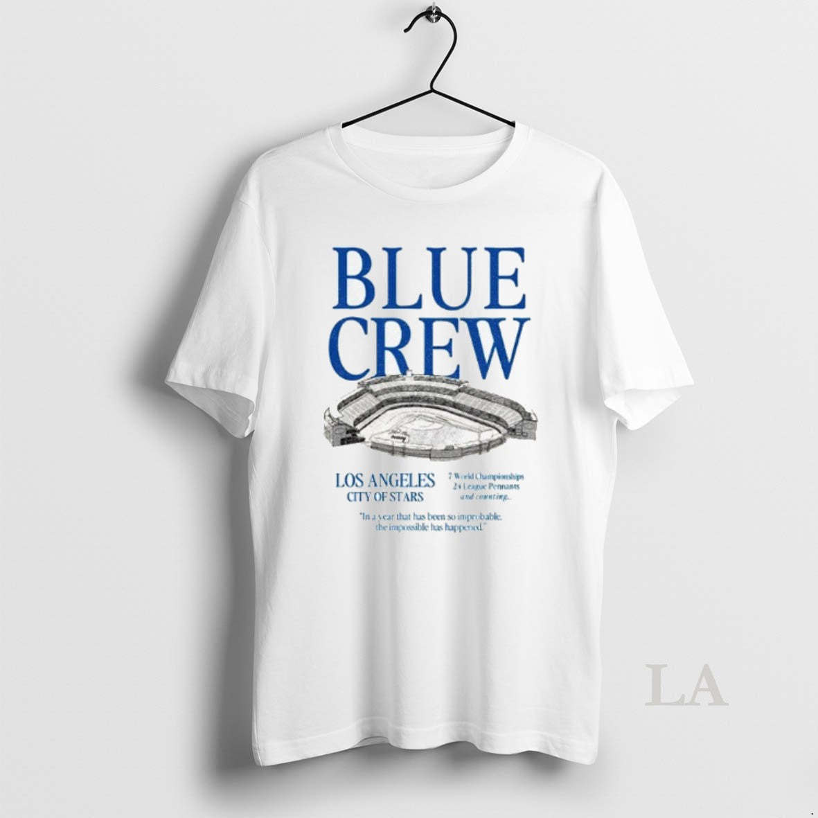 Original Los Angeles Dodgers Blue Crew La City Of Stars Shirt Hoodie Sweatshirt | PurePodTees.com