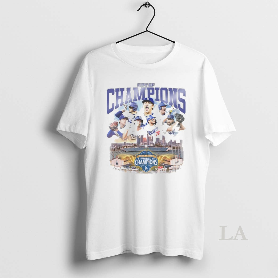 Original Los Angeles Dodgers City Of Champions Back To Back 2024 2025 World Champions Shirt Hoodie Sweatshirt