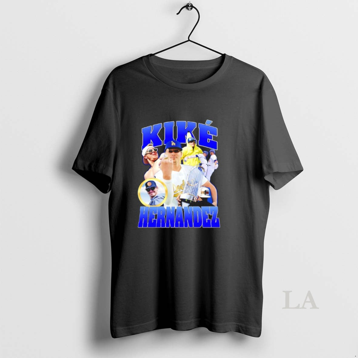 Original Los Angeles Dodgers Enrique Hernandez 2025 World Champs 90s Bootleg Shirt Hoodie Sweatshirt | PurePodTees.com