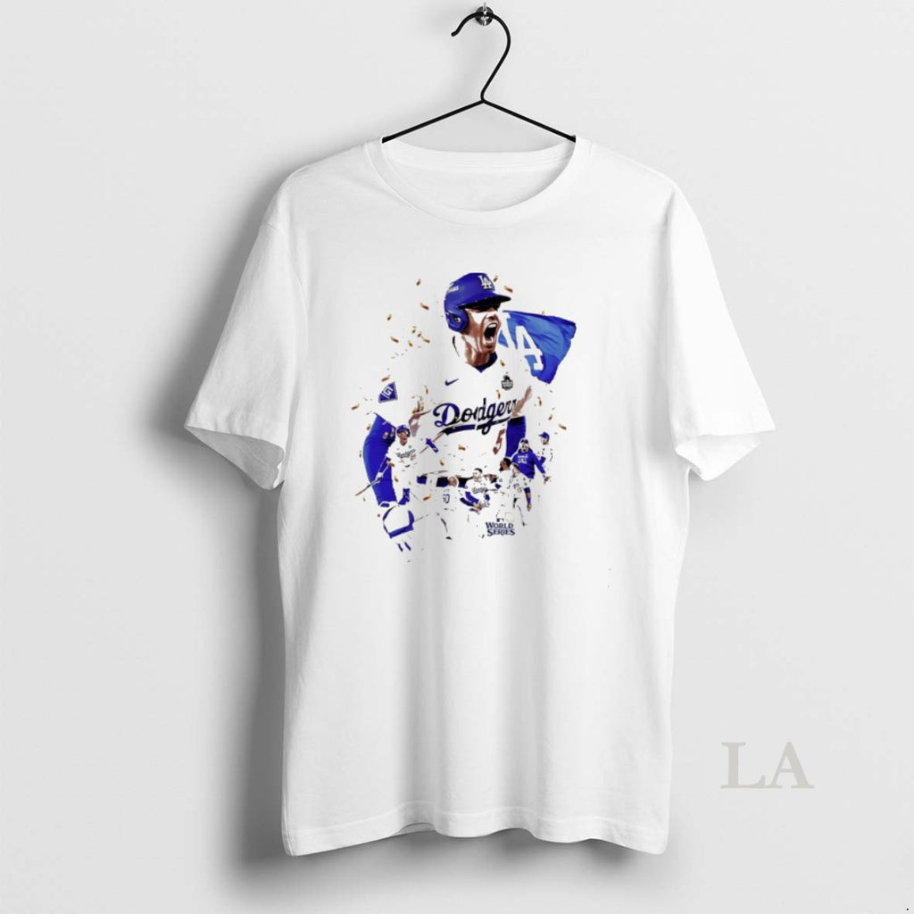 Original Los Angeles Dodgers Freddie Freeman 2025 World Series Champions Graphic Shirt Hoodie Sweatshirt | PurePodTees.com