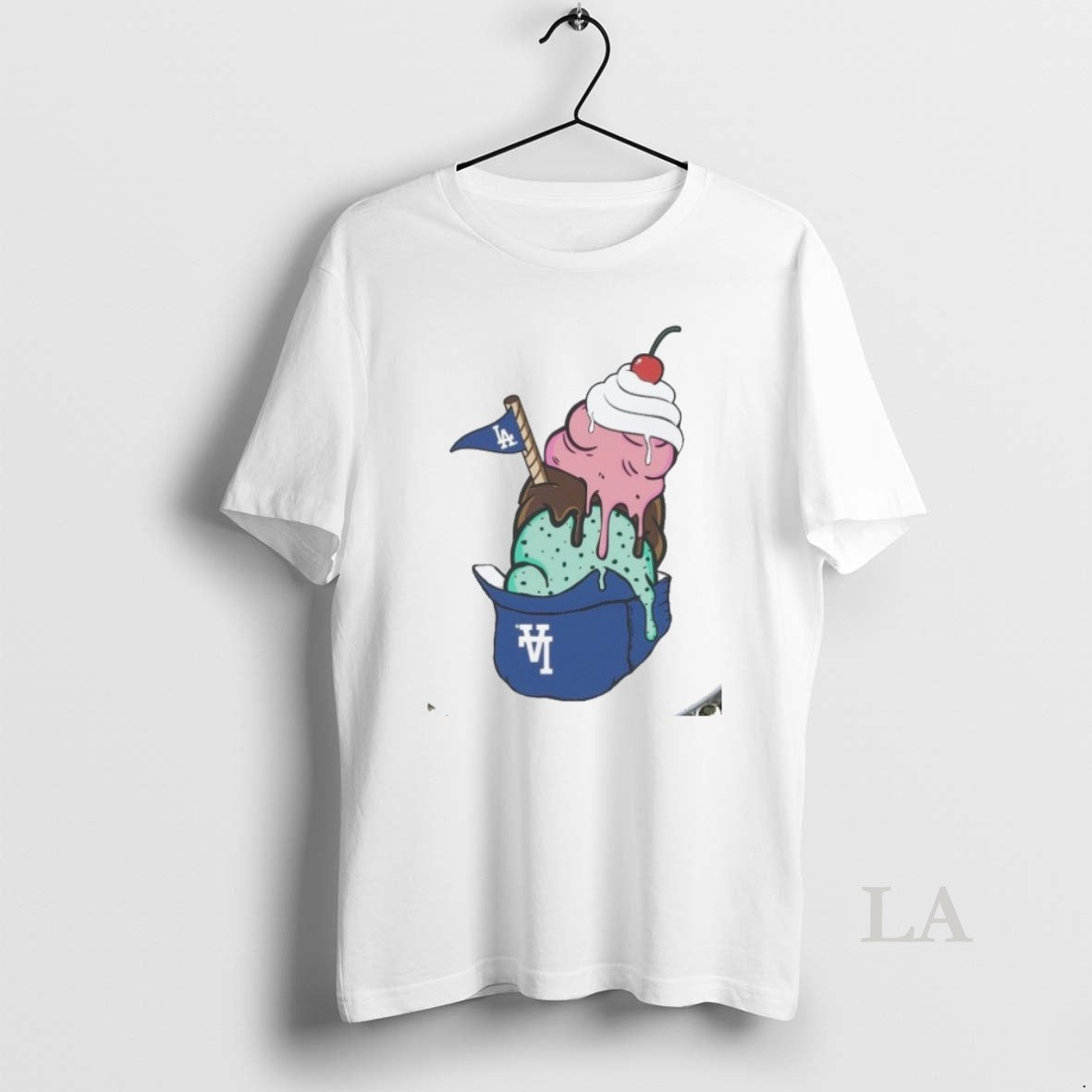 Original Los Angeles Dodgers Game Day Ice Cream Shirt Hoodie Sweatshirt | PurePodTees.com