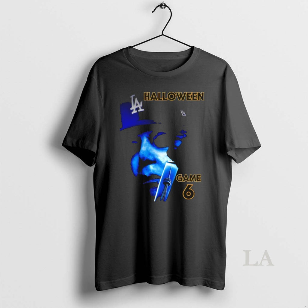 Original Los Angeles Dodgers Halloween Game 6 Michael Myers Shirt Hoodie Sweatshirt | PurePodTees.com