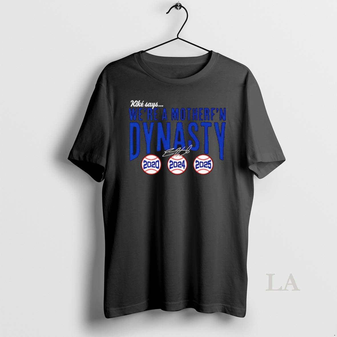 Original Los Angeles Dodgers Kike Hernandez Were A Mother Fn Dynasty 2020 2024 2025 Signature Shirt Hoodie Sweatshirt