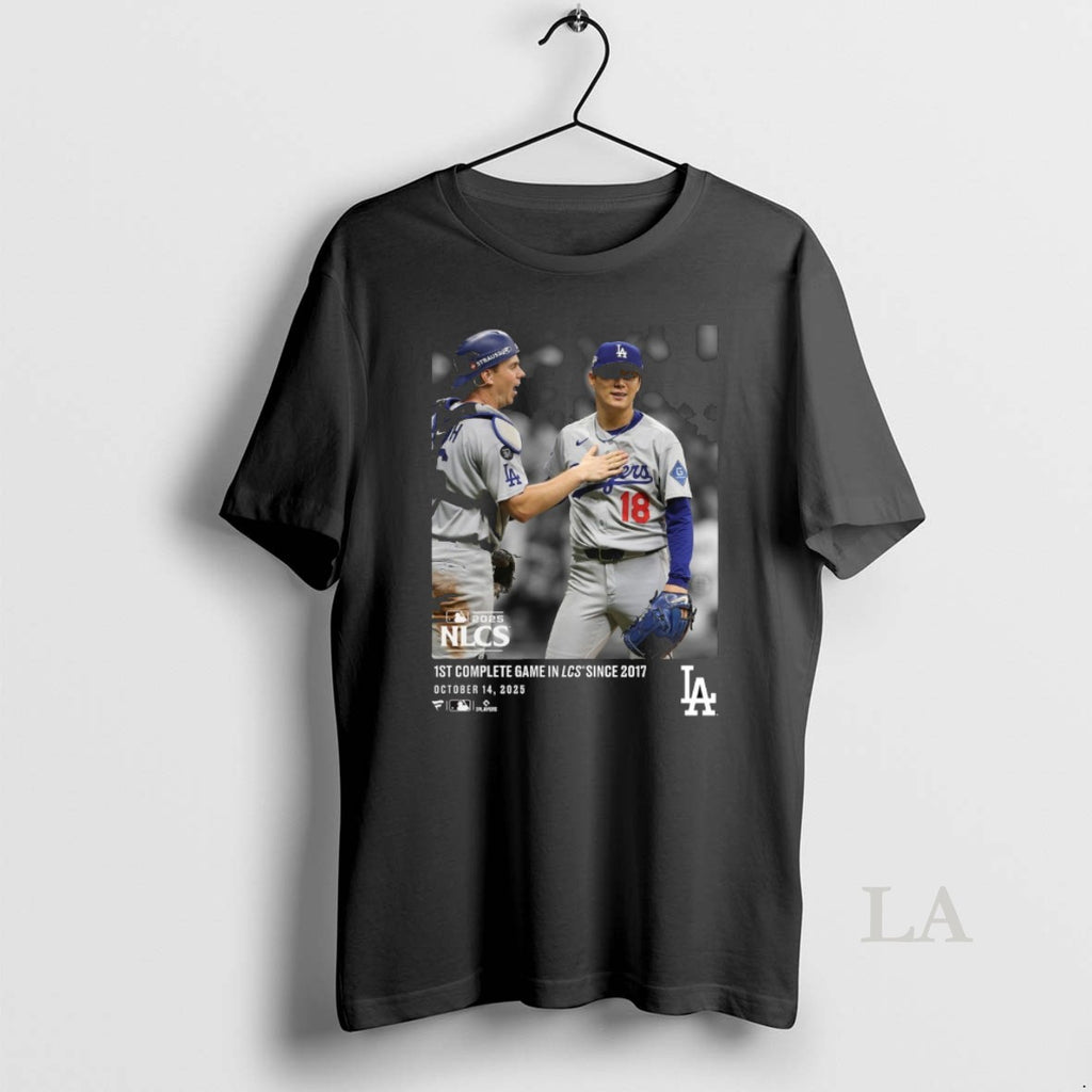 Original Los Angeles Dodgers Mlb Yoshinobu Yamamoto 1st Complete Game In Lcs Since 2017 Oct