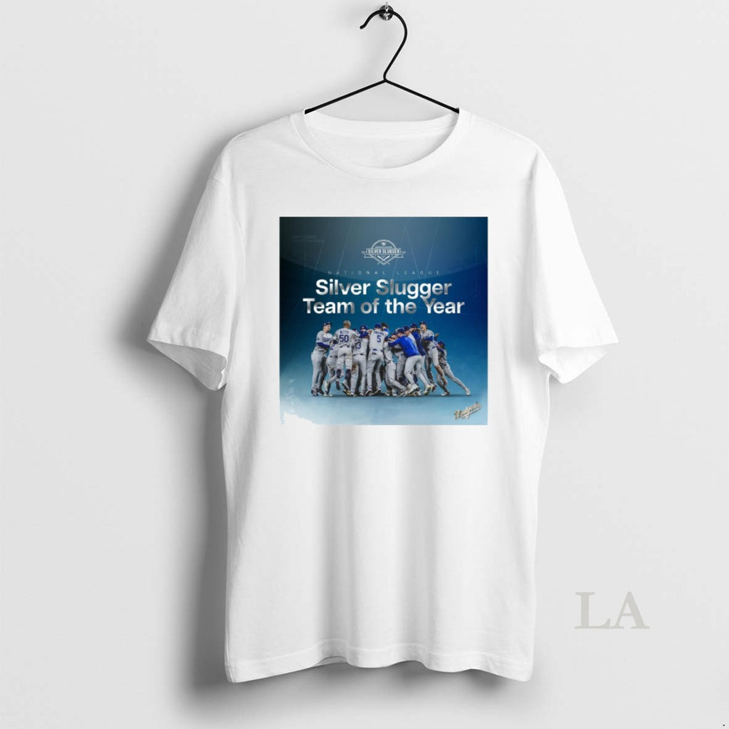 Original Los Angeles Dodgers National League Silver Slugger Team Of The Year Award 2025 Shirt Hoodie Sweatshirt
