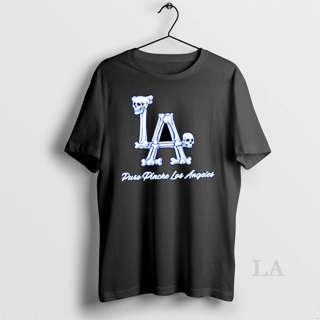 Original Los Angeles Dodgers Puro Pinche Los Angeles Baseball Logo Shirt Hoodie Sweatshirt | PurePodTees.com