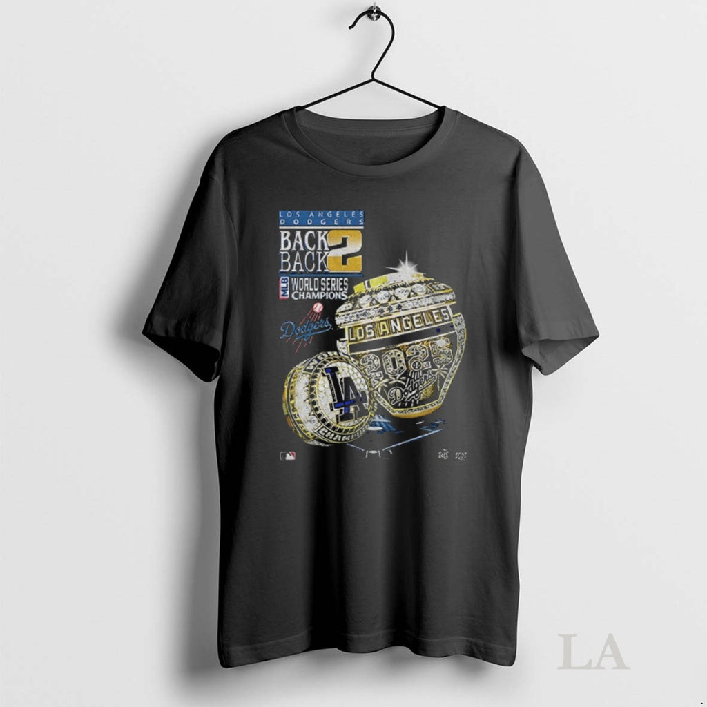 Original Los Angeles Dodgers Rings Back 2 Back World Series Champions Logo 2025 Shirt Hoodie Sweatshirt | PurePodTees.com