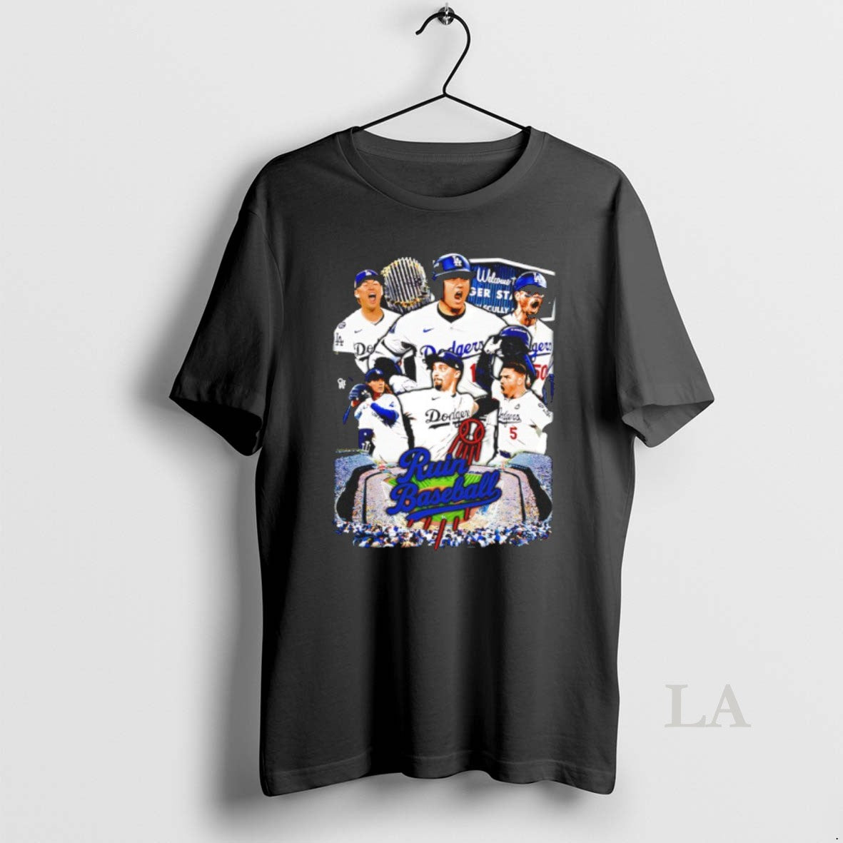 Original Los Angeles Dodgers Ruin Baseball 2025 World Series Champions Shirt Hoodie Sweatshirt | PurePodTees.com