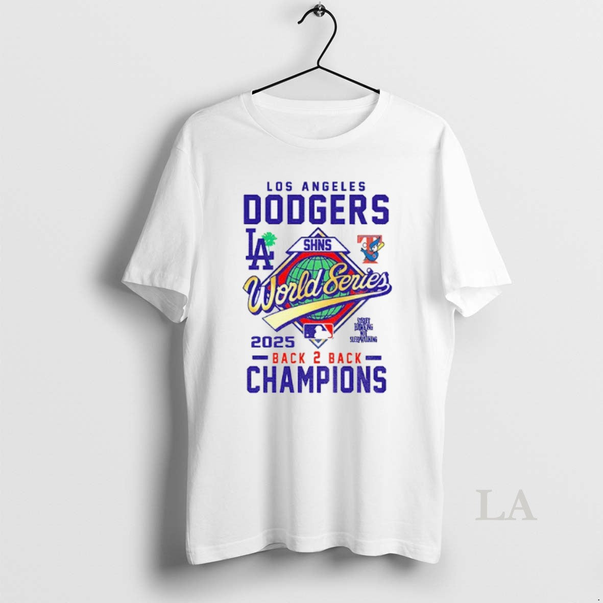 Original Los Angeles Dodgers Shns World Series Mlb Back 2 Back Champions Logo Shirt Hoodie Sweatshirt | PurePodTees.com